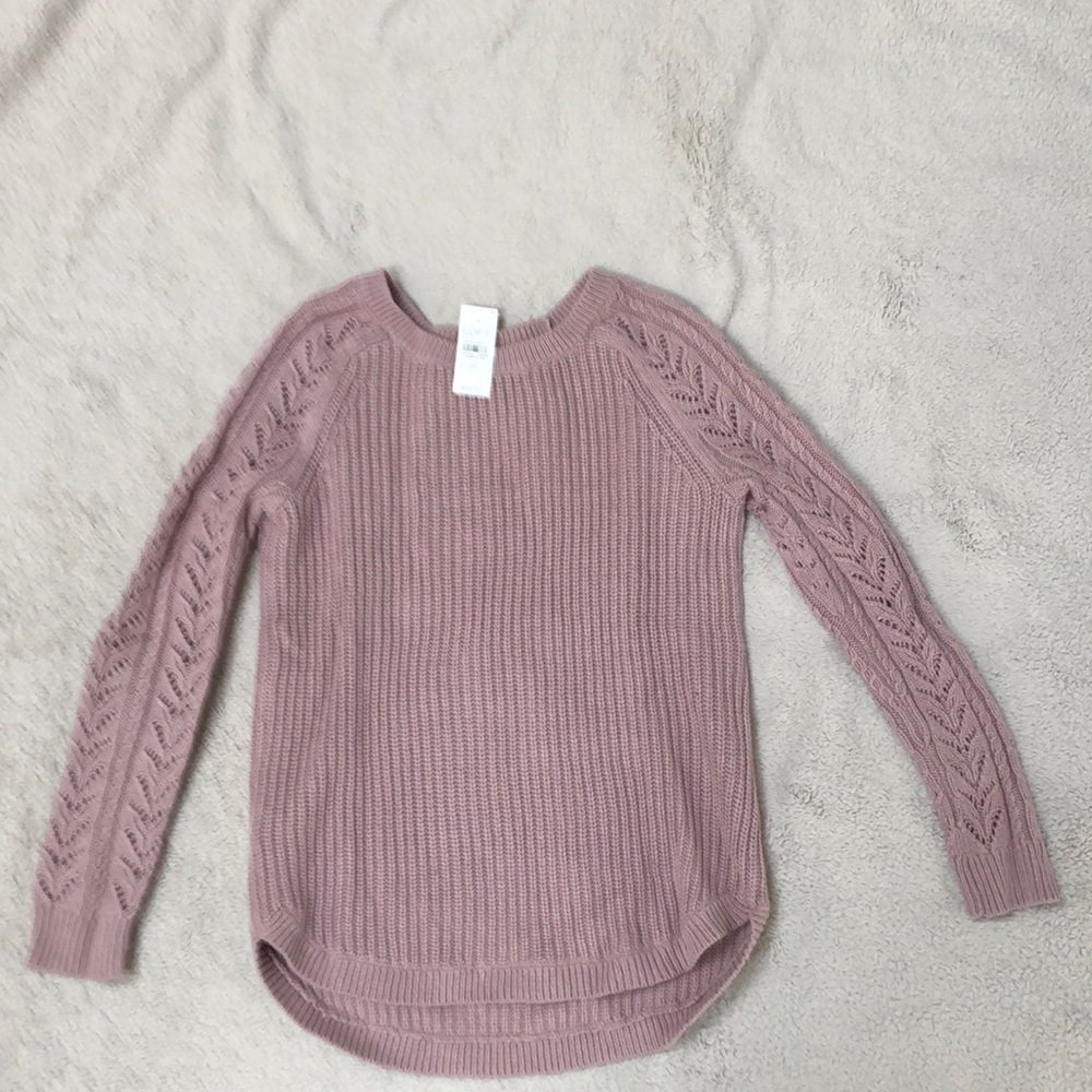 Loft Muted Lavender Sweater, New with tags. Size XS.